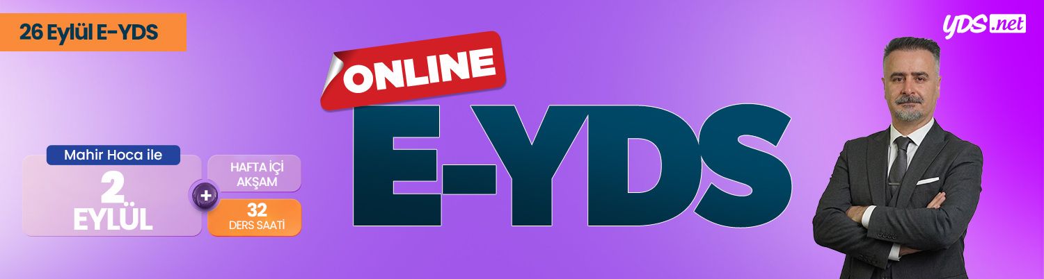 E-YDS MAHİR HOCA