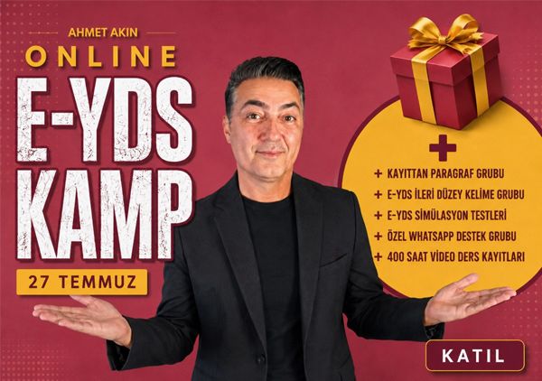 E-YDS Soru Çözüm Kampı - Ağustos 2026