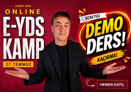 E-YDS Soru Çözüm Kampı - Ağustos 2026