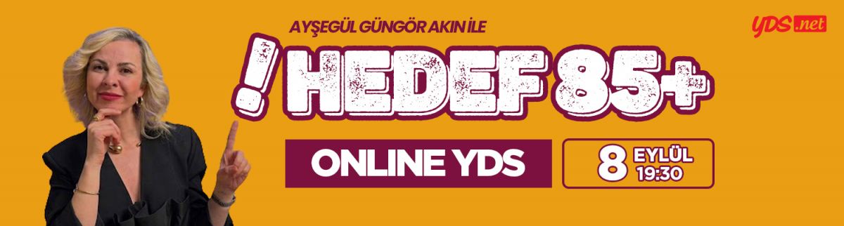 ONLINE 85+ HEDEF YDS 2026 SONBAHAR