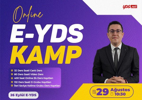 E-YDS Soru Çözüm Kampı - Eylül 2026