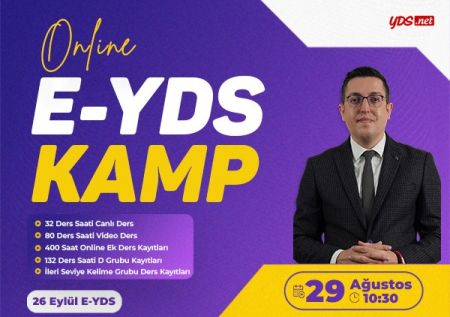E-YDS Soru Çözüm Kampı - Eylül 2026