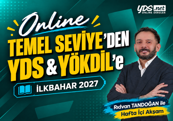 TEMEL SEVİYE YDS & YÖKDİL HAFTA İÇİ İLKBAHAR 2027