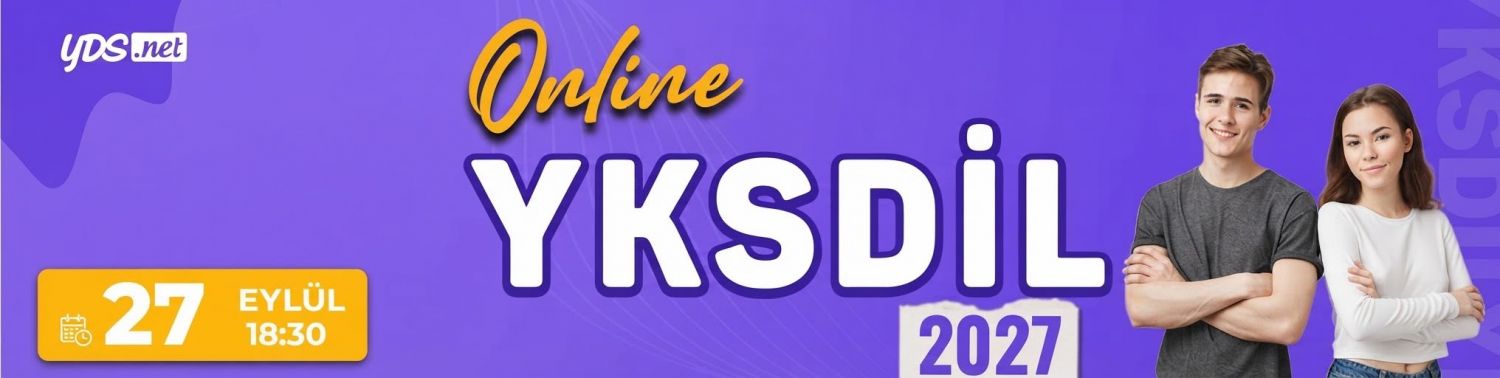 ONLINE YKS-DİL (YDT) 2026–2027 HAZIRLIK PROGRAMI