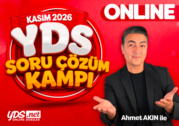 YDS SORU ÇÖZÜM KAMPI - Kasım 2026